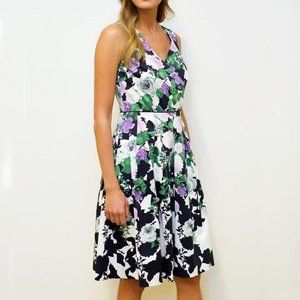 Talbots The Oprah Collection Floral Garden Party Dress